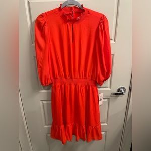 NWT - Nanette Lepore Red-Orange Sundress - Size 6